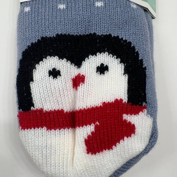Sherpa Socks - Heavy Non-Skid- Penguin - Kids 8-12 Yrs - NWT - Picture 3 of 6